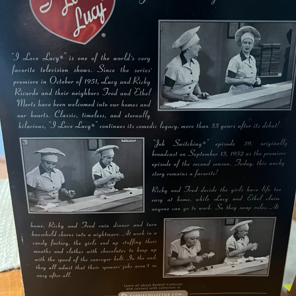 I Love Lucy - doll set- Ethel and Lucy at the Candy factory - NEW IN BOX - Picture 4 of 4